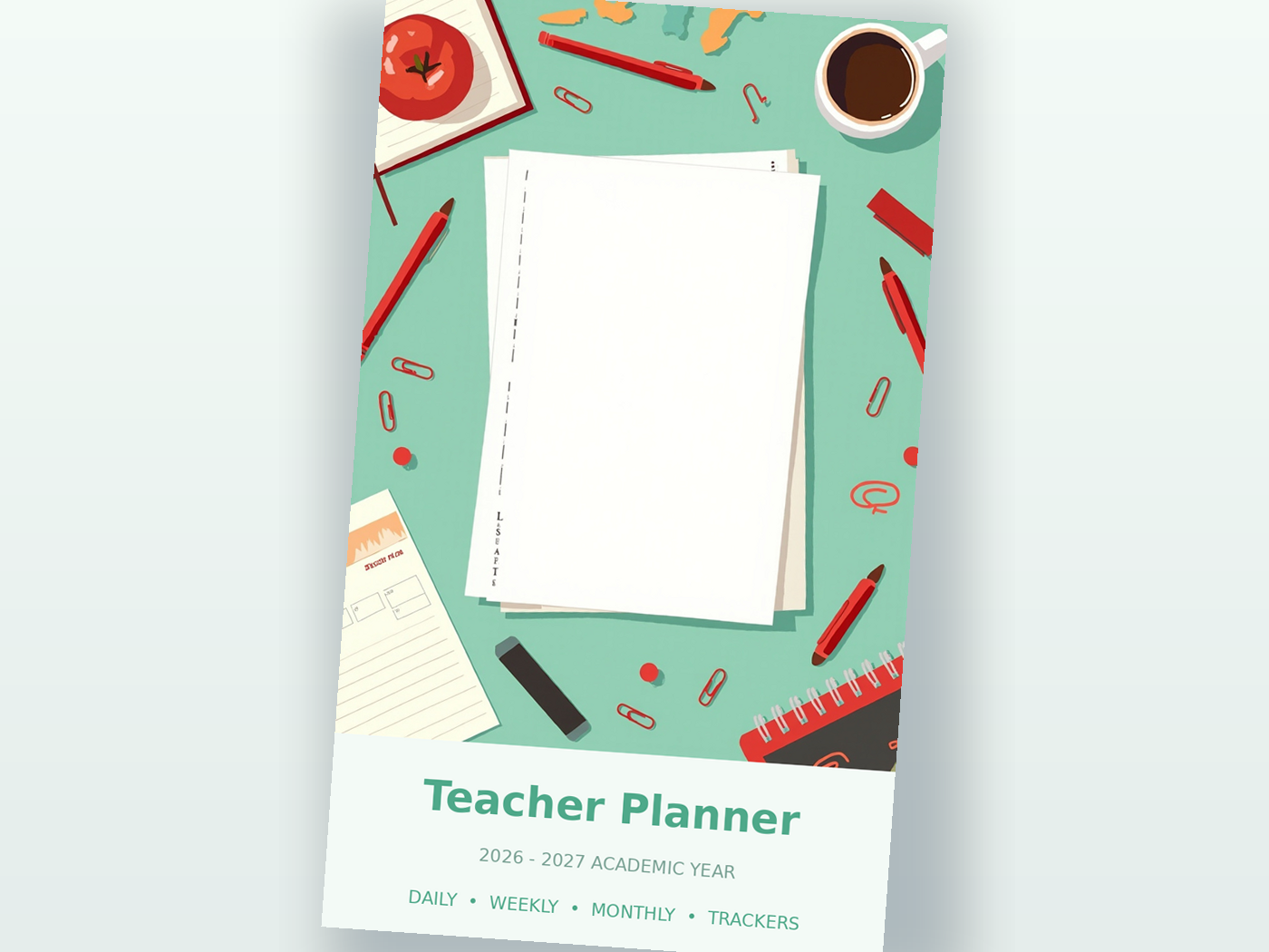 Teacher Planner Mint