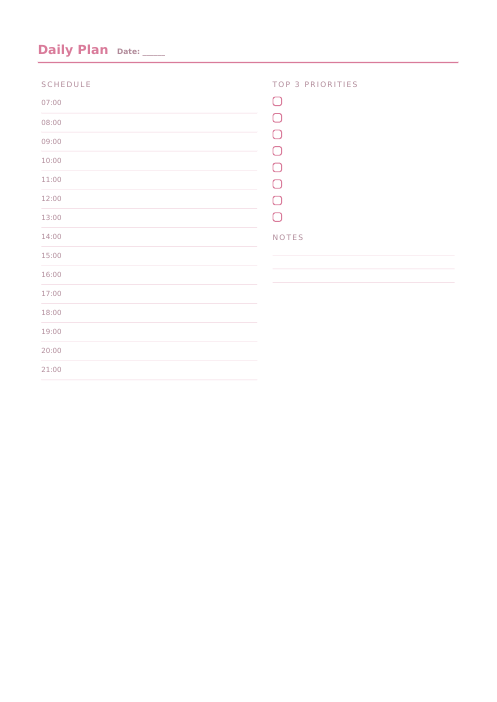 daily page