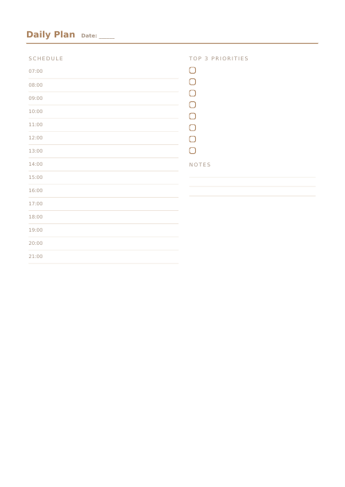 daily page